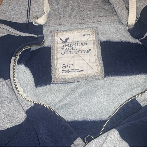 Vintage American eagle Stripped mid length cropped sweater - Picture 4 of 4